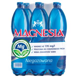 Magnesia Naturalna woda mineralna niegazowana 6 x 1,5 L Zgrzewka