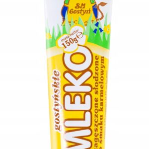 10x MLEKO ZAGĘSZCZONE w tubce SM Gostyń SŁODZONE KARMEL KARMELOWE 150g