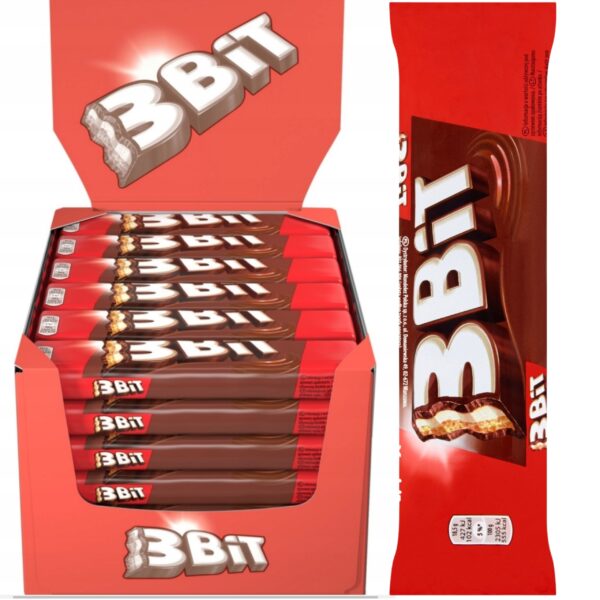 42x Baton 3Bit z nadzieniem mlecznym 46g KARTON Duże opakowanie (42 sztuki)