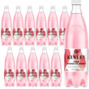 12x KINLEY Pink Aromatic Berry Napój Gazowany 1L ZGRZEWKA