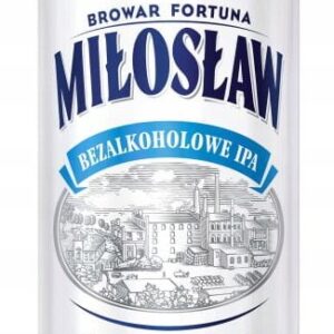 Piwo bezalkoholowe Miłosław IPA Browar Fortuna 500ml puszka ZGRZEWKA 24szt