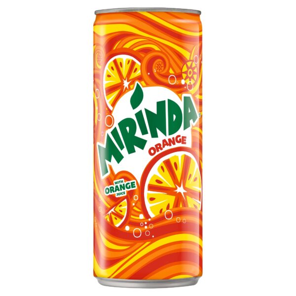 MIRINDA Orange Napój gazowany Pomarańczowy 330 ml Zgrzewka 24szt.