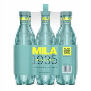 Naturalna woda mineralna MILA MUSZYNA 1 L x 6 sztuk ZGRZEWKA