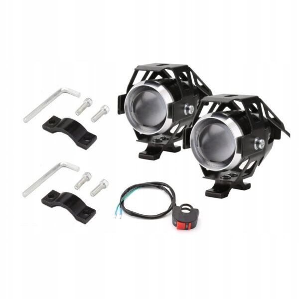 LAMPY HALOGENY LIGHTBARY 2szt LED CREE MOTOR ATV QUAD do MOTOCYKLU