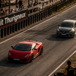 circuit auto thurigneux Lamborghini Gallardo Clio RS accélération