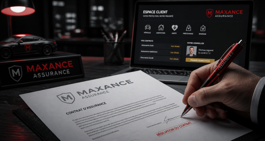 maxance assurance avis contrat papier et espace client