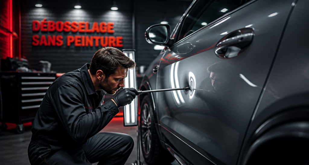 redresser carrosserie voiture atelier