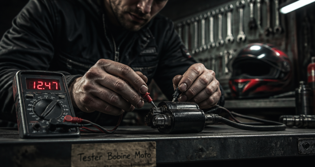 tester bobine allumage moto multimètre garage