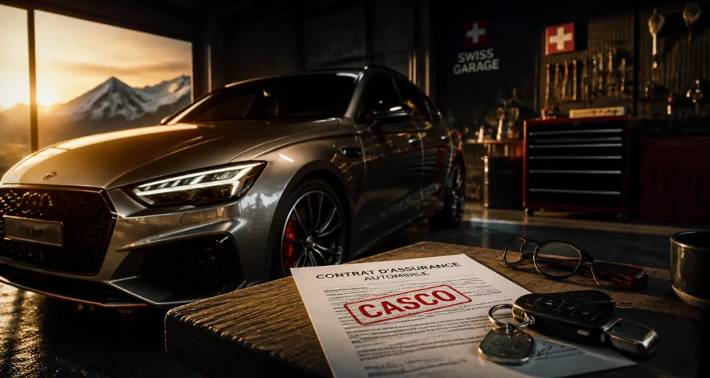 assurance auto suisse 5 lettres CASCO atelier