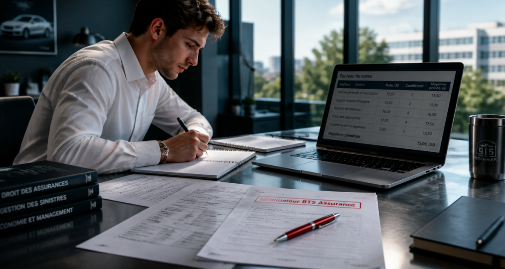 simulateur bts assurance étudiant calcul
