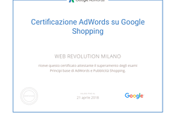 Certificazione AdWords su Google Shopping