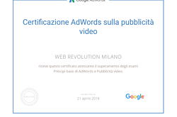 Certificazione AdWords sulla pubblicità video