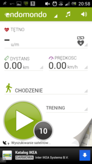 Endomondo Sports Tracker trening