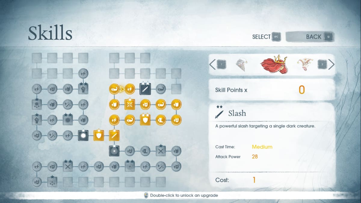 Child of Light skills
