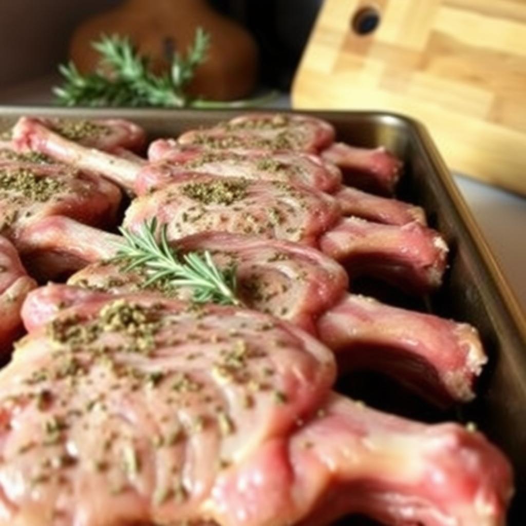 cotes d'agneau four