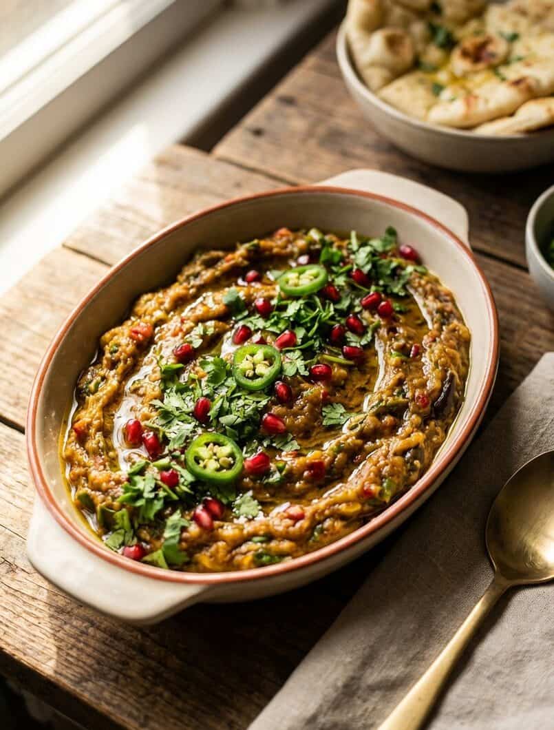 Baingan Bharta | Authentic Indian Roasted Eggplant