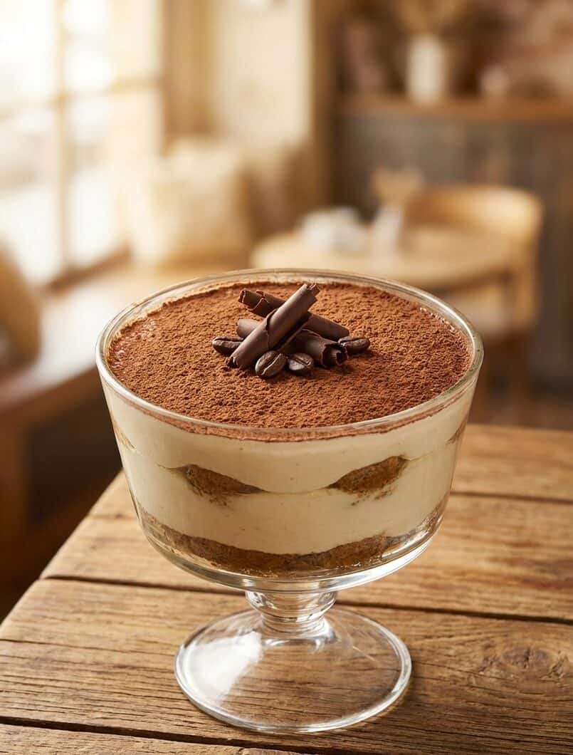 Eggless Tiramisu | Easy No-Egg Italian Dessert