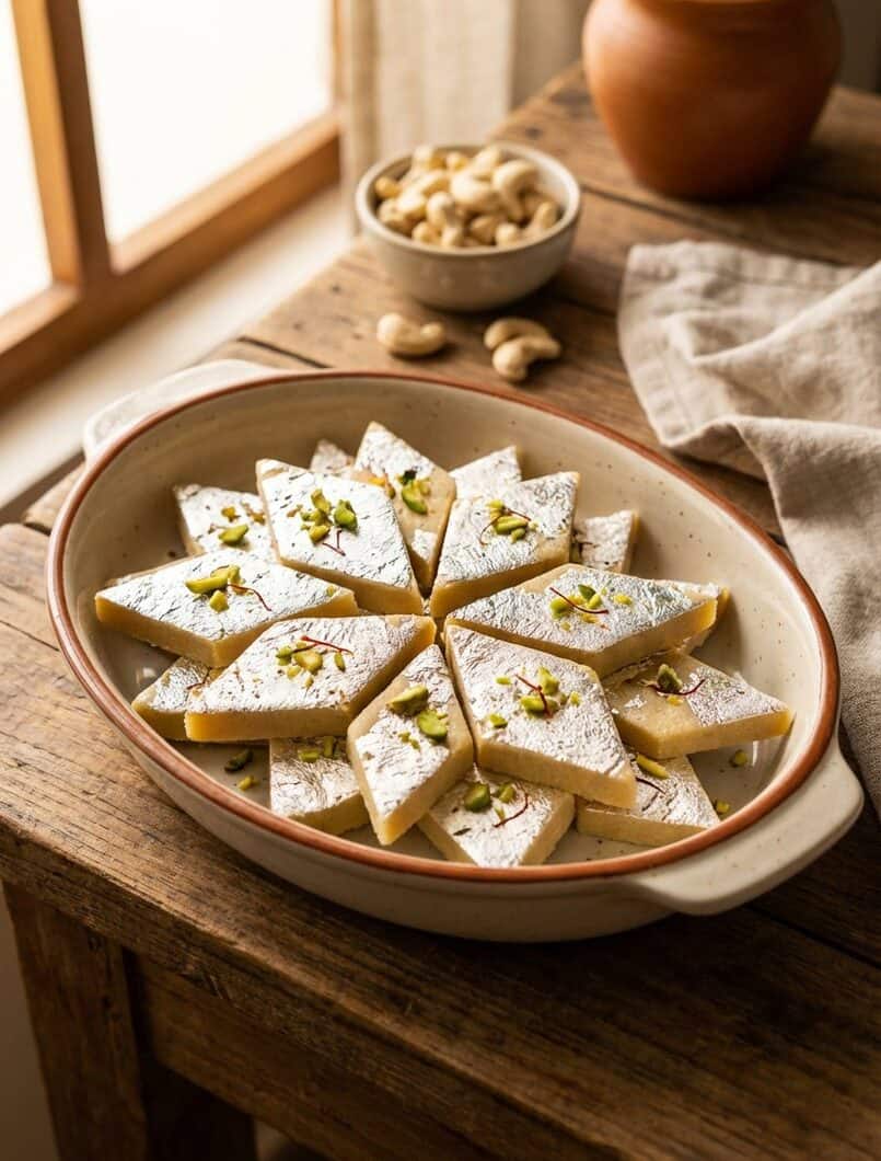 Kaju Katli | Authentic Indian Diamond Cashew Fudge