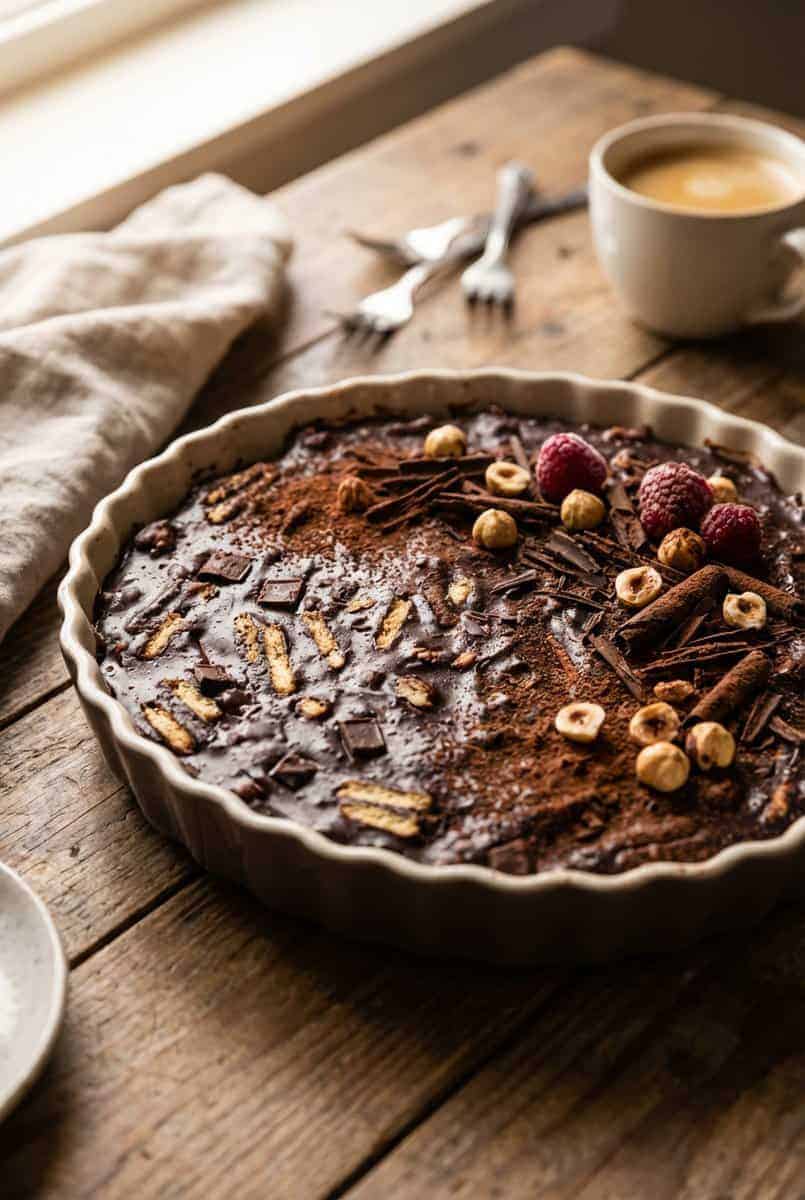 No Bake Chocolate Biscuit Cake recipe - delicious homemade dish beautifully plated and garnished