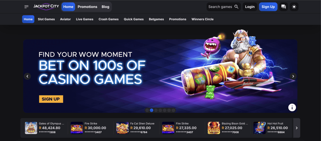 jackpot city register