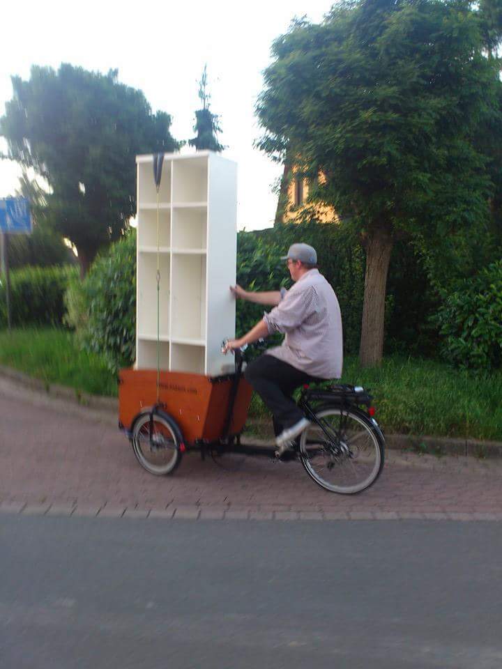 Babboe Big-E Lastenrad Umzug umziehen