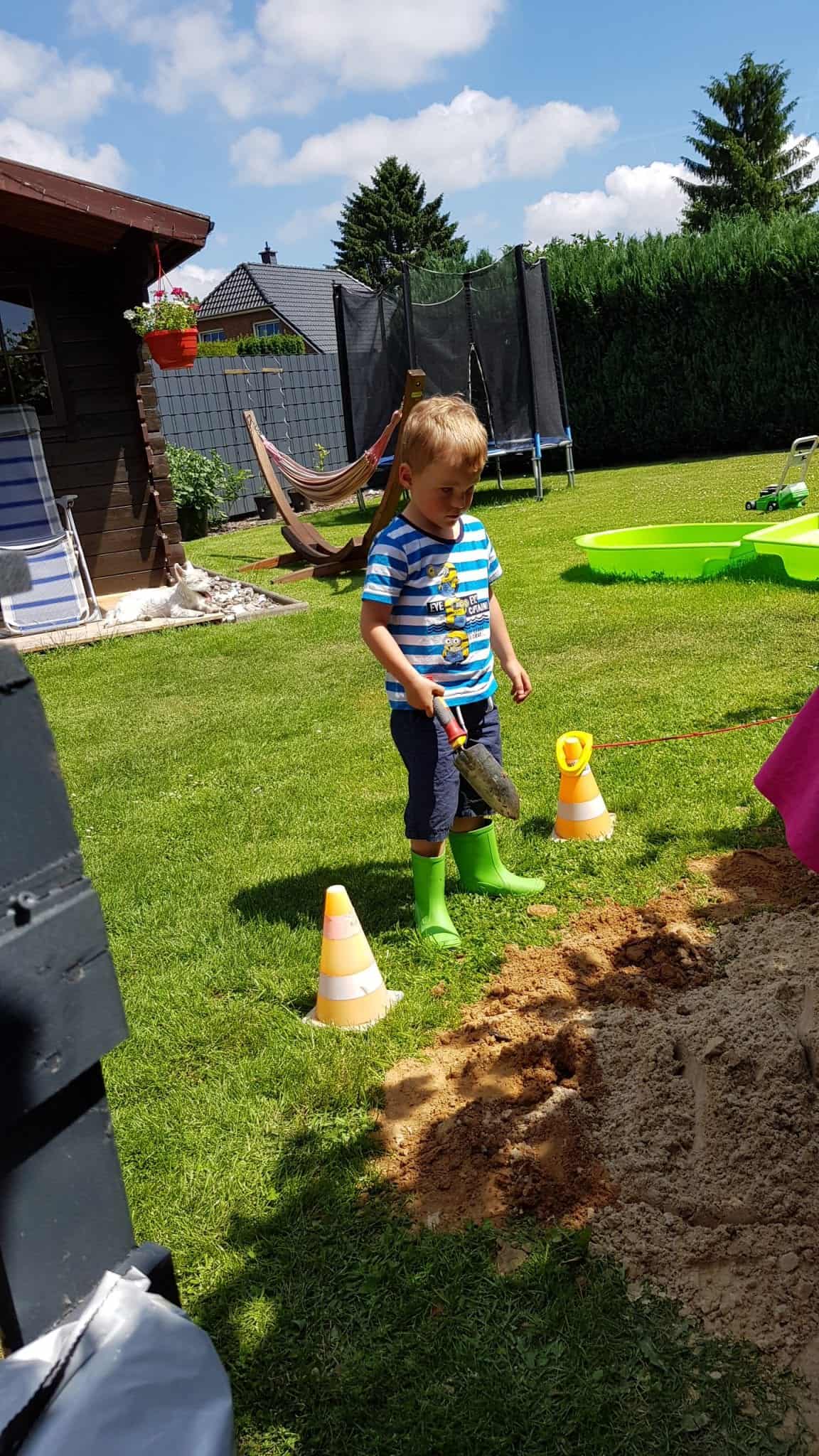 Brunnen Bohren plunschen kiespumpe erdbohrer