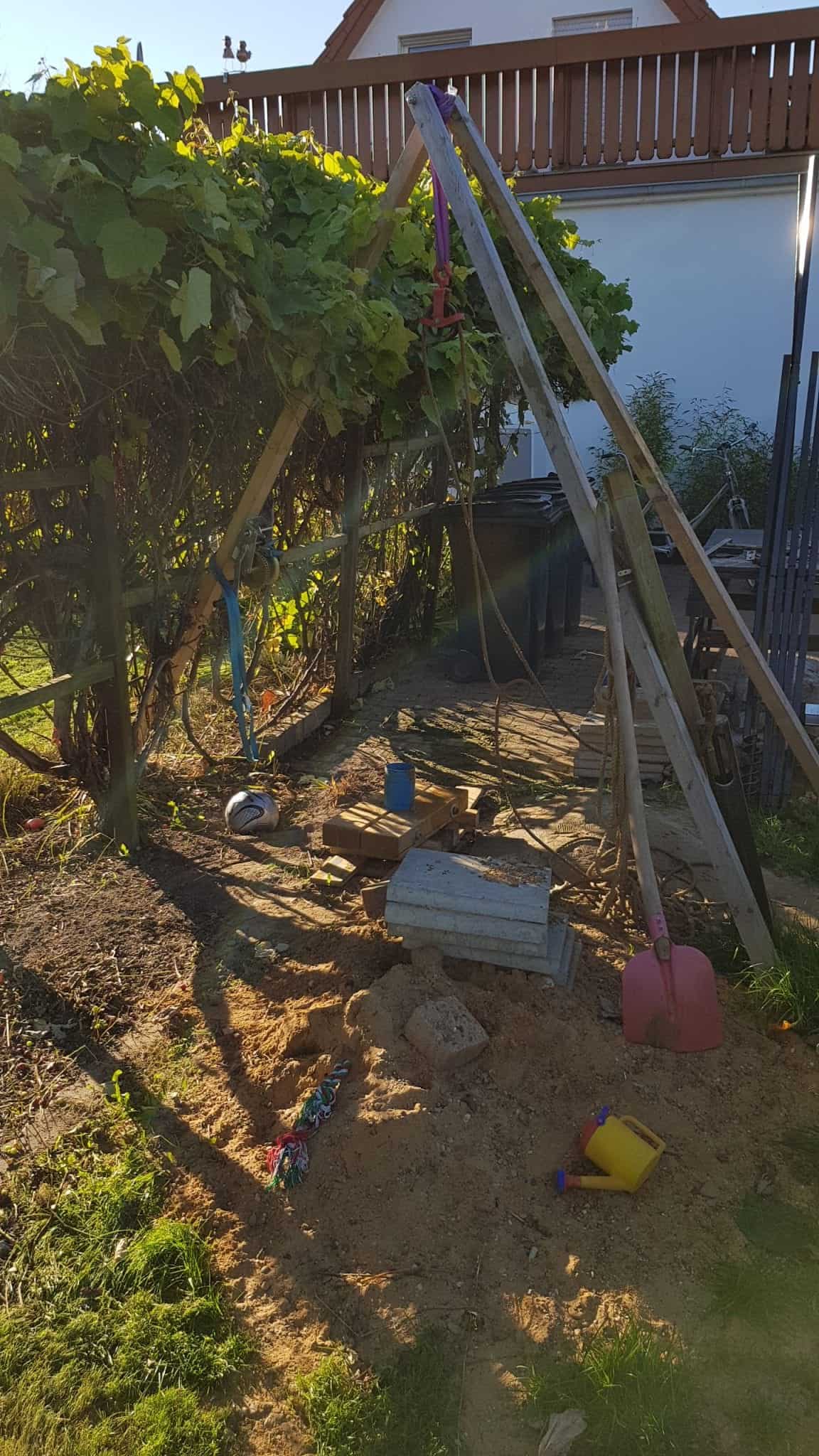 Brunnen bohren dreibein kiespumpe plunschen