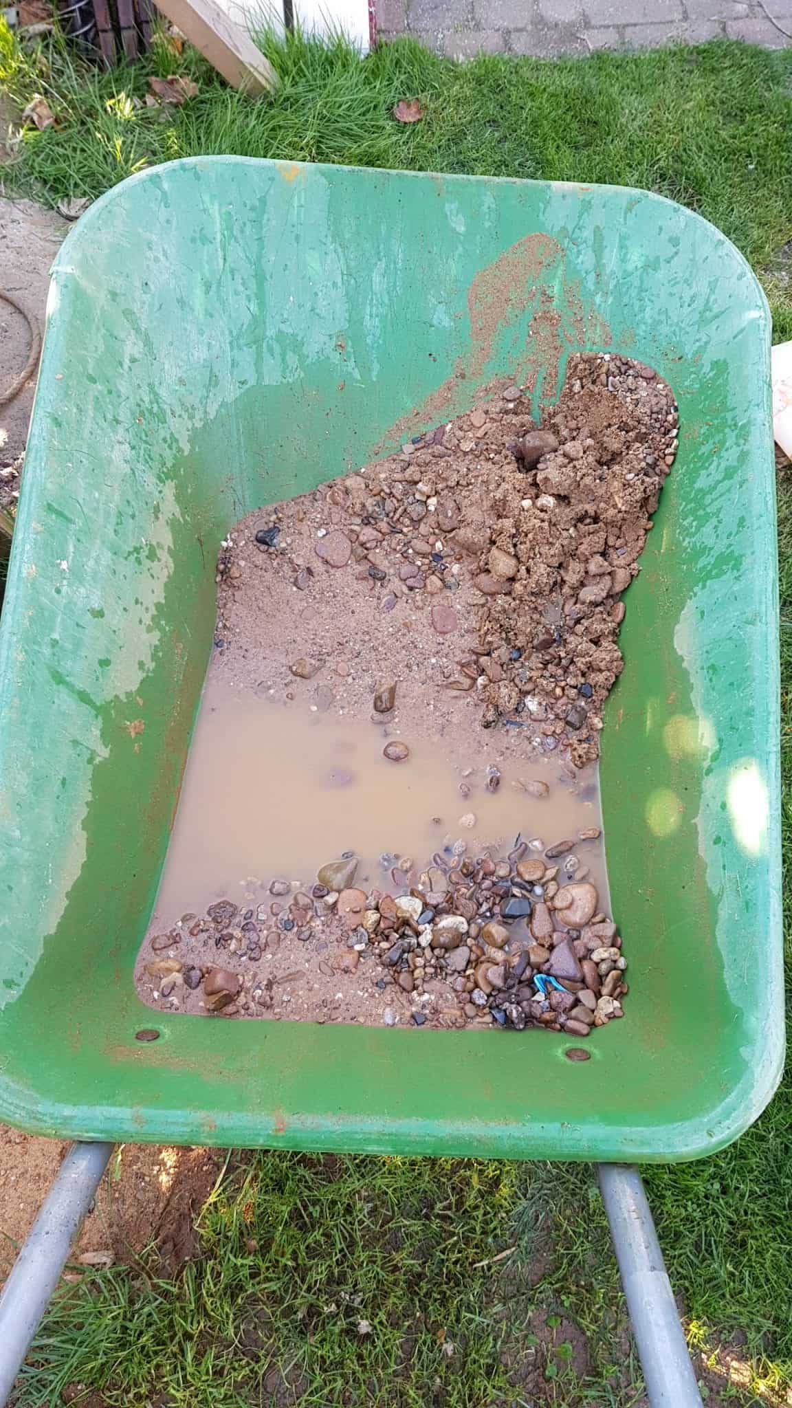 bohrbrunnen brunnen bohrgut 