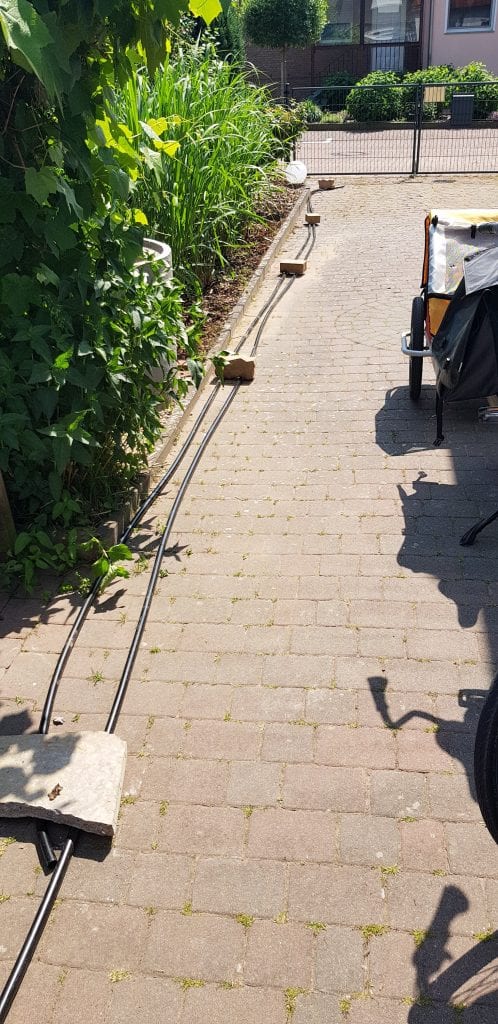 Gardena Pipeline Brunnenbau Brunnen bohren Dreibein Brunnenrohr Gartenbrunnen Brunnen klarpumpen