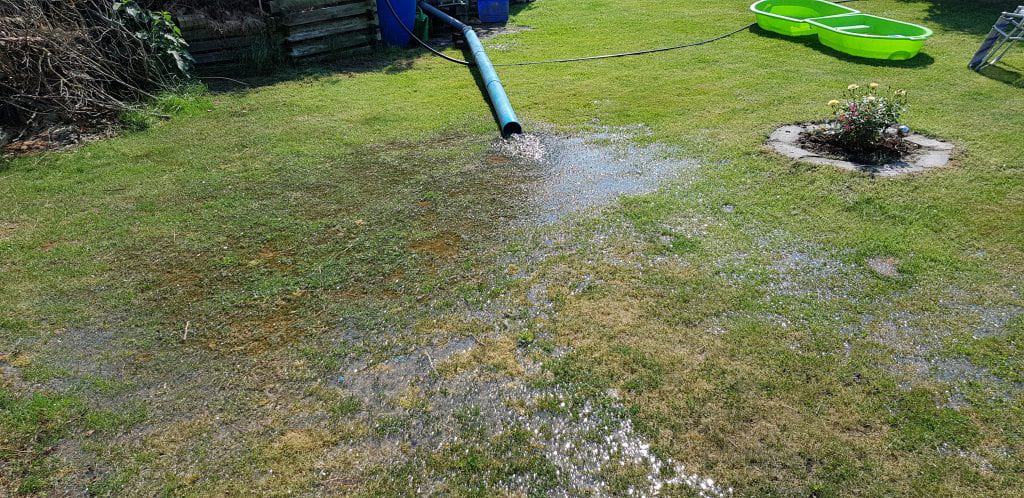 Brunnenbau Brunnen bohren Dreibein Brunnenrohr Gartenbrunnen Brunnen klarpumpen