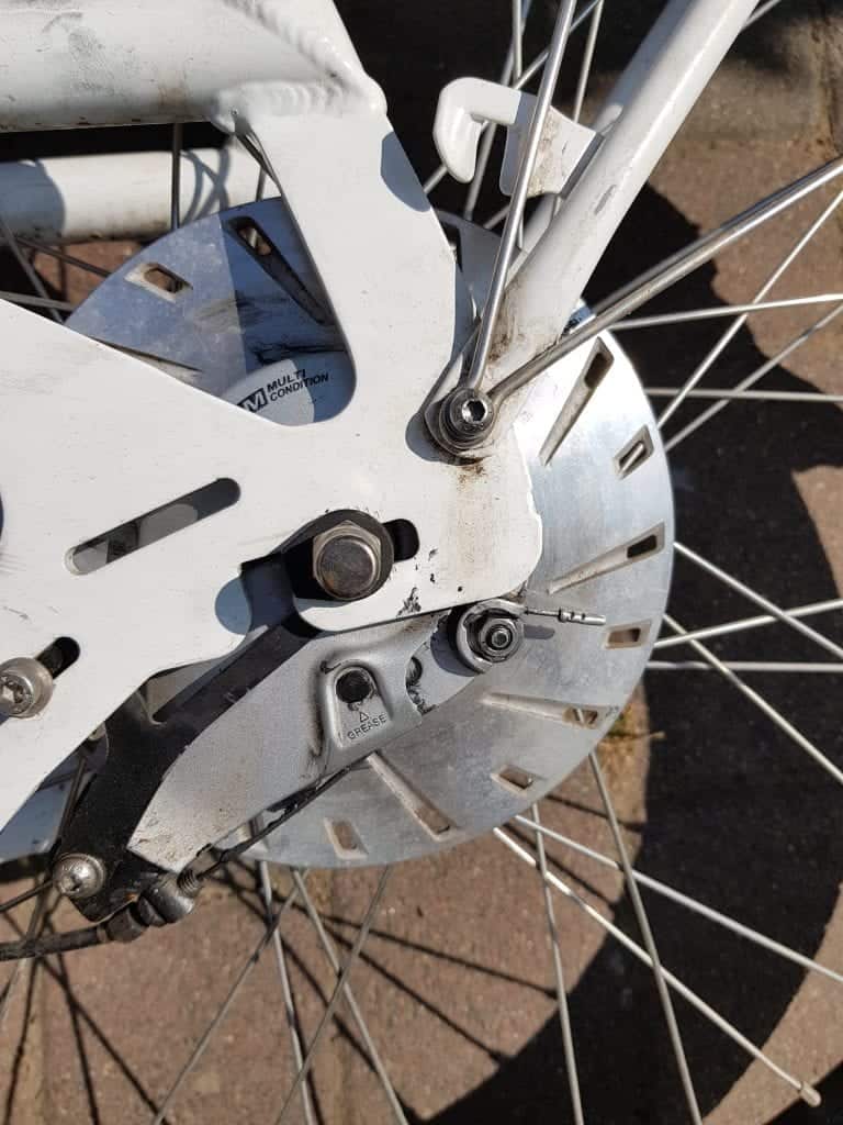 Rollenbremse fetten Bremse sitzt fest 