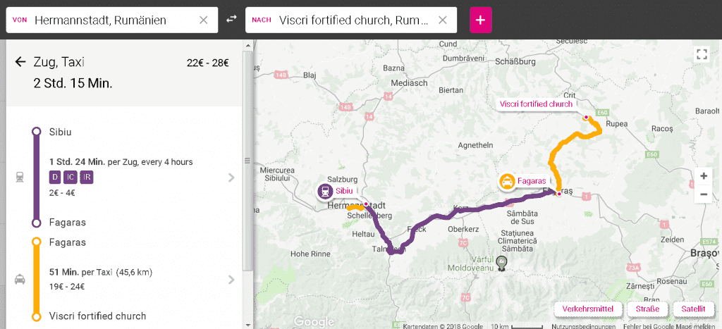 fargaras urlaub in rumänien planen karpaten