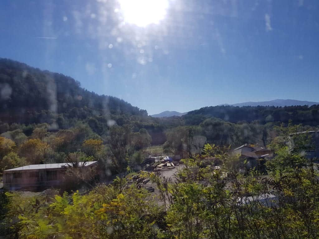 Zug fahren in Rumänien