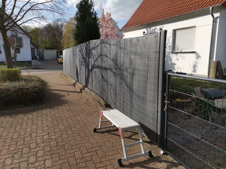 Zaunerhöhung Sichtschutz