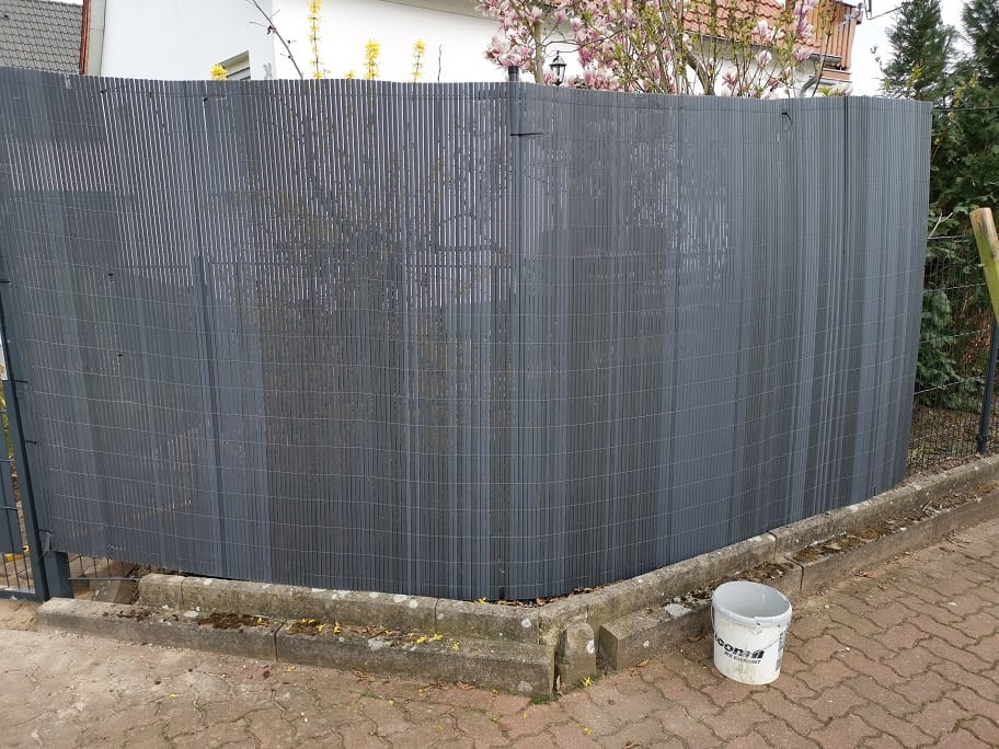 Zaunerhöhung Sichtschutz