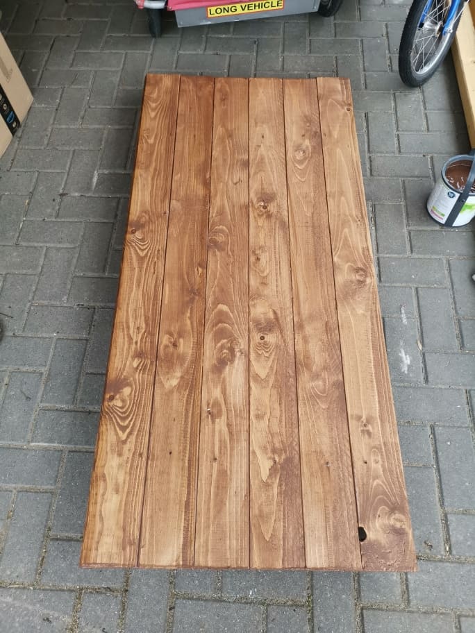 Holzdeck lasieren