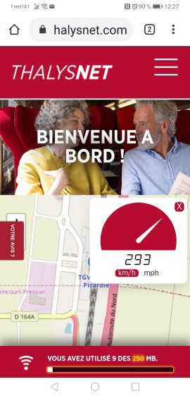 Thalys von Paris nach Köln