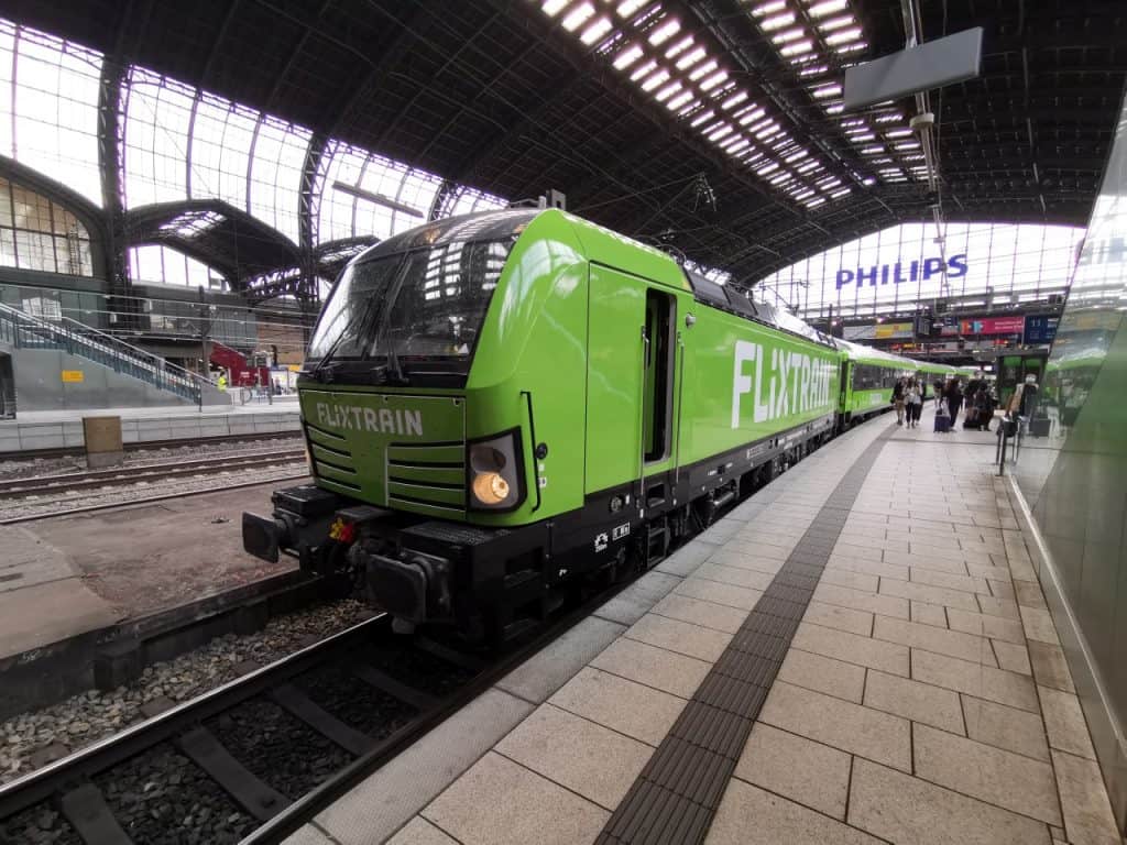 Flixtrain Hamburg Hauptbahnhof