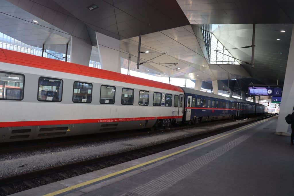 Nightjet Paris Sitzwagen