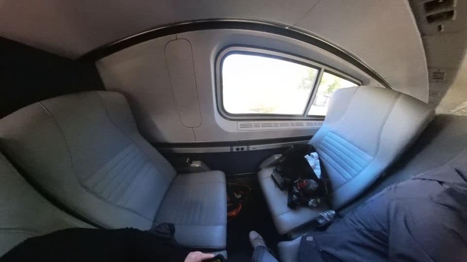 Sitze - Zug von New York nach Washington DC