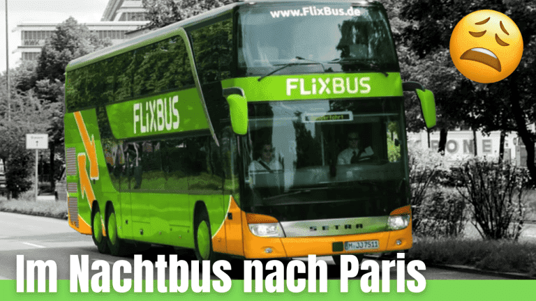 Im Nachtbus nach Paris