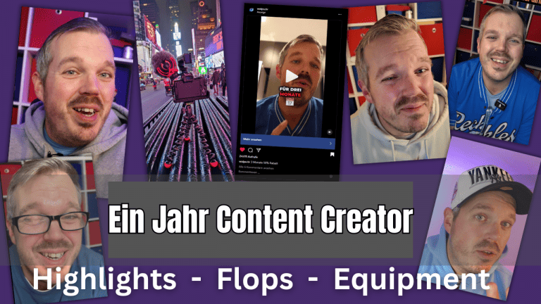 Ein Jahr Content Creator