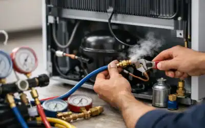 اصلاح تسريب غاز الثلاجة بسرعة وبشكل صحيح