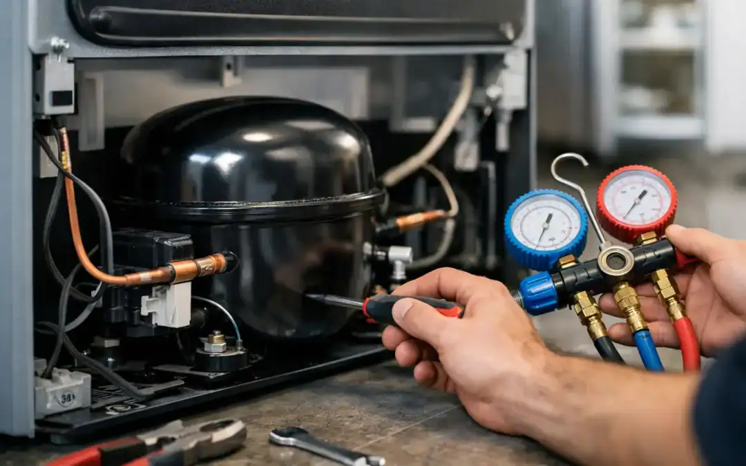 اصلاح موتور الفريزر - متى يحتاج تدخل سريع؟