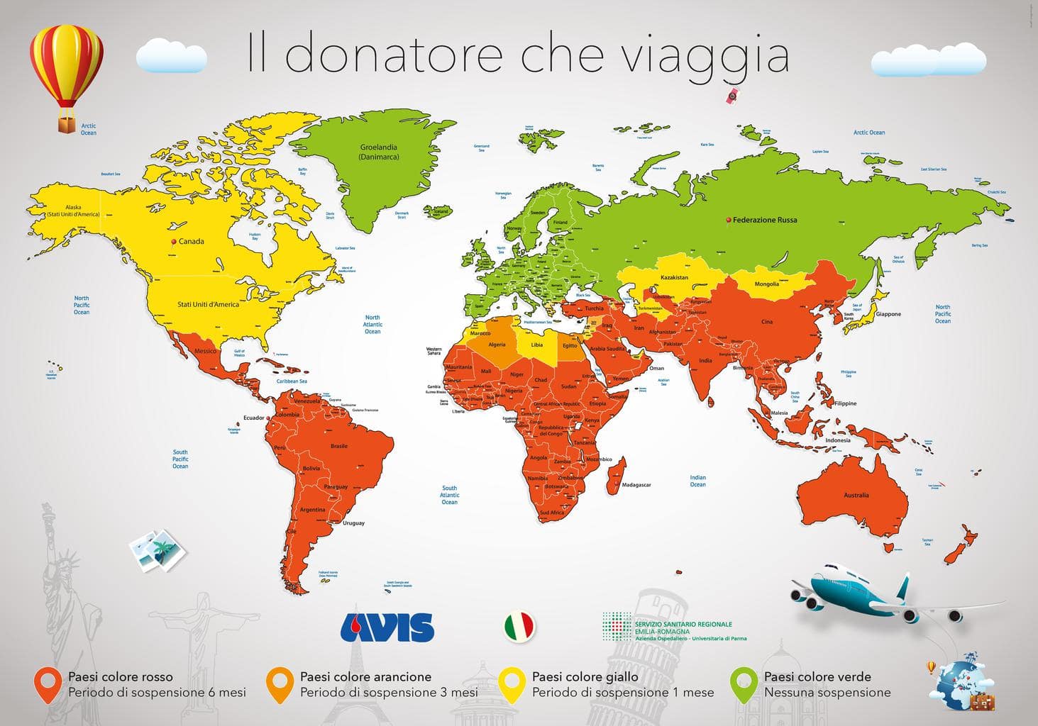 Il donatore che viaggia
