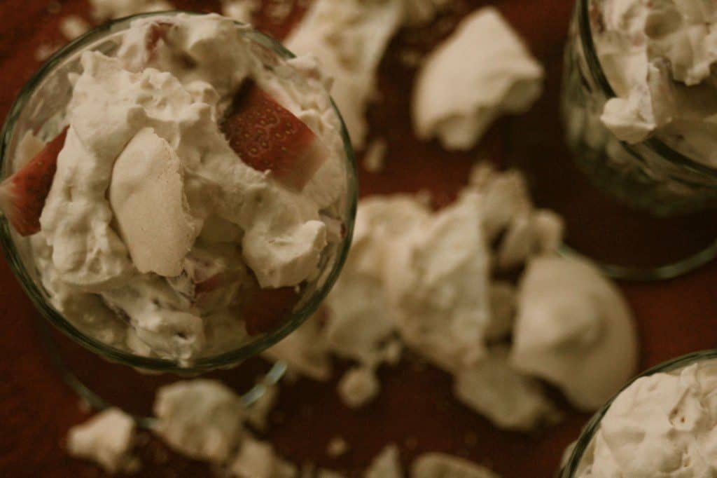 A winded Mother and her Strawberry Eton mess