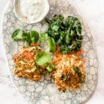 chickpea and vegetable fritters