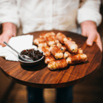 Chicken and halloumi sausages