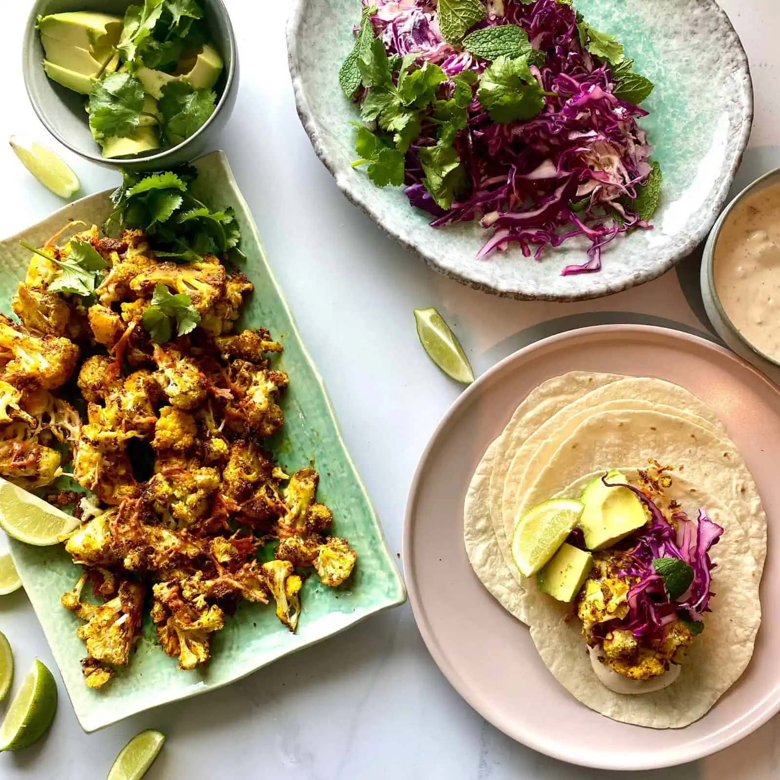 Delicious Cauliflower tacos