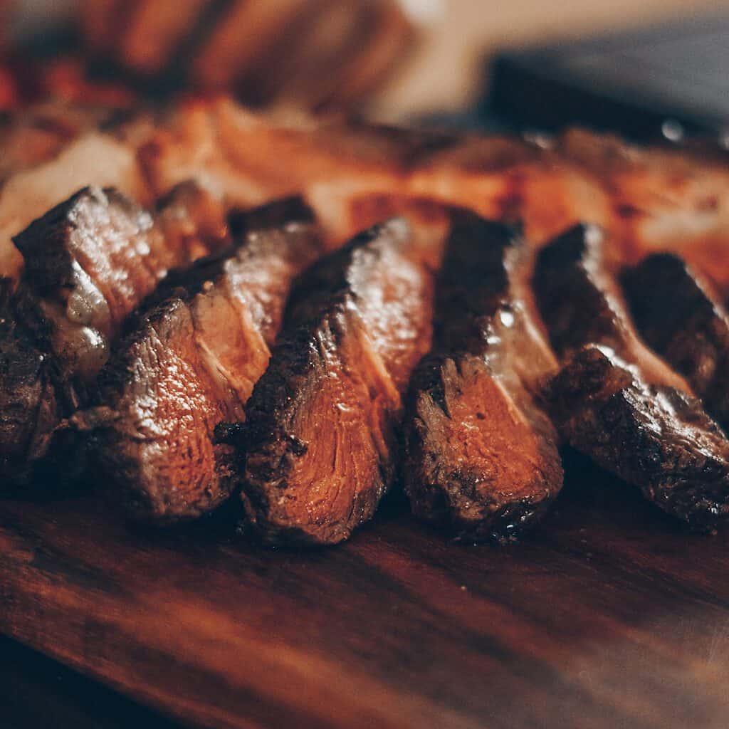 Slow-cooked lamb ribs in a versatile spice mix with a delicious homemade barbecue 